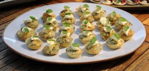 Smoked Salmon & Basil Mini Frittatas