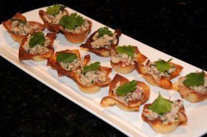 Thai Chicken in Wonton Cases