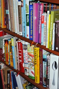 Part of my cookbook collection