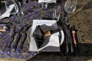 The table setting